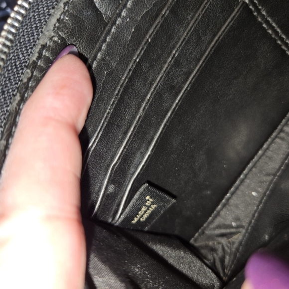 Coach Legacy Black Leather Turnlock Wristlet Wallet - Picture 7 of 16